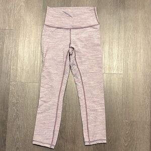 Lululemon Athletica Light Purple striped Leggings